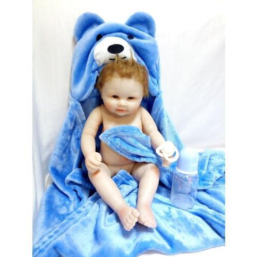 20 inch full vinyl dolls for girls toys silicone reborn baby boy Doll 50 CM tiger toy-girl childrens birthday gifts for mom