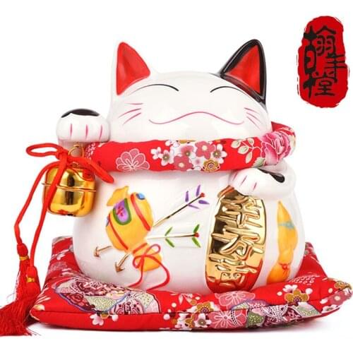 8 inch two genuine million Lucky Cat Piggy Money marriage opened Home Furnishing ornaments gifts