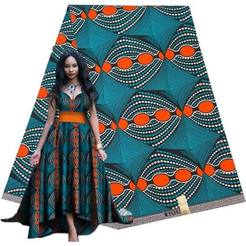 African Fabric Double print Ankara Printed Batik Fabric Real Wax Patchwork Sewing Dress Material Artwork Accessory 100% polyeste