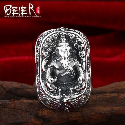 Beier new store rings for men high quality fine jewelry Ganesh rings D0724