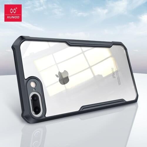 For iPhone 8 Case, Xundd Shockproof Case, For iPhone8 Plus Case, Protective Transparent Bumper Airbag Fitted Phone Cover Shell