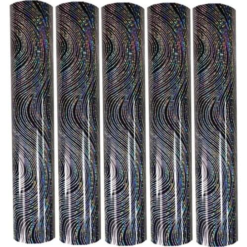 Hologram Heat Transfer Vinyl 3D Pattern Print HTV Iron-on Vinyl Sheets for DIY ClothesT-Shirts Hats Bags Easy To Cut And Weed