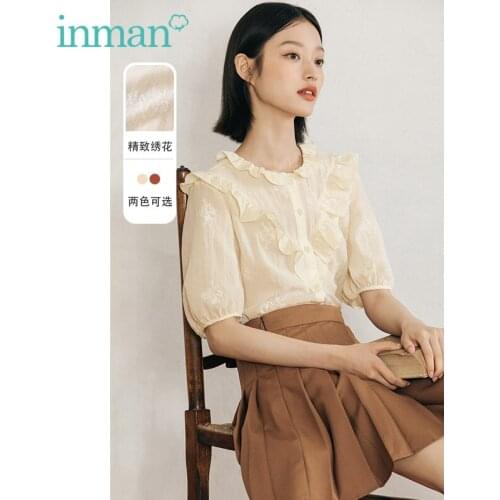 Женские рубашки с рюшами INMAN China At AliExpress