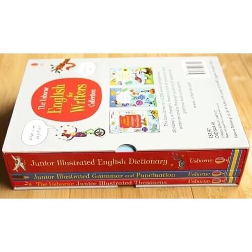 6-15 year 3book/set Benglish for writers Children English picture book English reference books Childrens Illustrated Dictionary