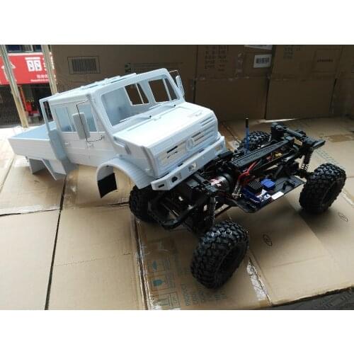 1/10 Unni monk BENZ Unpainted Body Parts Kit For Jraxxas T4 TRX4 Defender D110 Land Rover Rock crawler body AXIAL AX90046