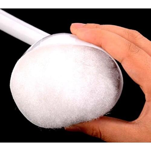 Multifunction Squeeze Water Cotton-Type Toilet Cleaning Brush Soft Bristle Home Bathroom Not Scratch Glazed Lavatory Tool K0AB