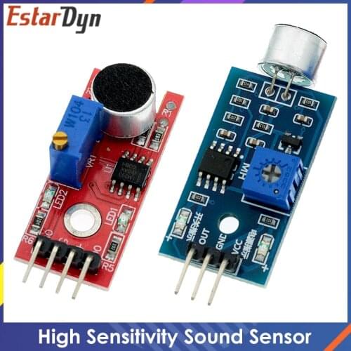 B21 10pcs Wholesale Sound Detection Sensor Module Sound Sensor Intelligent Vehicle