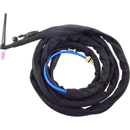 Power/Gas Separated Type TIG Welder Torch WP-9V Gas Valve Control Cloth Cover 4M 12Feet Hose 10-25mm 2P Air Socket