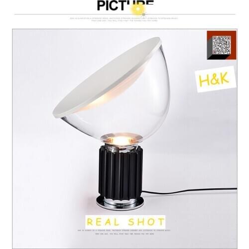 Nordic simple modern designer creative industrial style bedroom bed radar table lamp home warm glass lamps