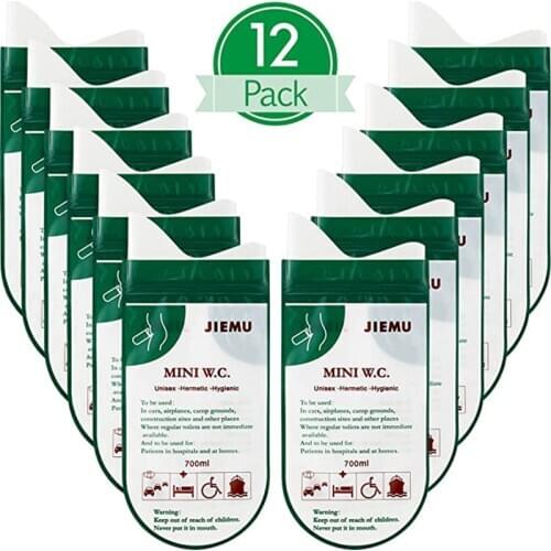 New 700ml Emergency Portable Car Urine Bag Vomit Bags Mini Mobile Toilets Handy Unisex Disposable Urinal Toilet Bag