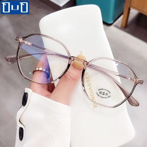 Qutzzmnd Jelly Reading Glasses Ultralight Polygon Presbyopic Eyeglasses Frame Women&Men Computer Optical Glasses