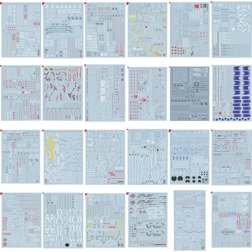 Variety of EVO Gundam professional MG water stickers, improve viewing and playability