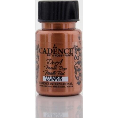 Cadence Dora Silvery Metallic Paint 173-Bakır 50ml