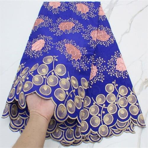 Swiss Lace Fabric 2021 Dubai Lace Embroidery Nigerian African Lace Fabrics 100% Cotton Swiss Voile Lace In Switzerland 4289B