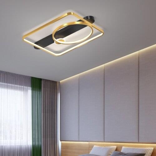 LED Ceiling Lights Modern Square Used for Bedroom Indoor Daily Lighting Living Room Kitchen Lamp,220 volt,AC,Surface Mounted