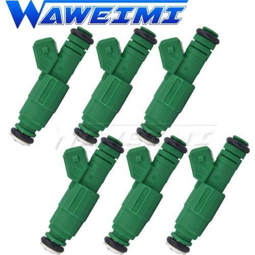 WAWEIMI 6 Pieces Fuel Injector OE 0280155968 440cc For Ford Falcon BA XR6 Turbo Brand New 0 280 155 968
