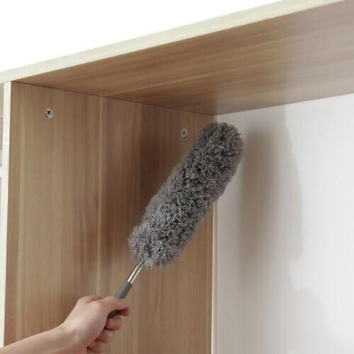 Microfiber Duster Extra Long Flexible Telescopic Pole Duster Car Brush for Cleaning Roof Ceiling Fan Wardrobe