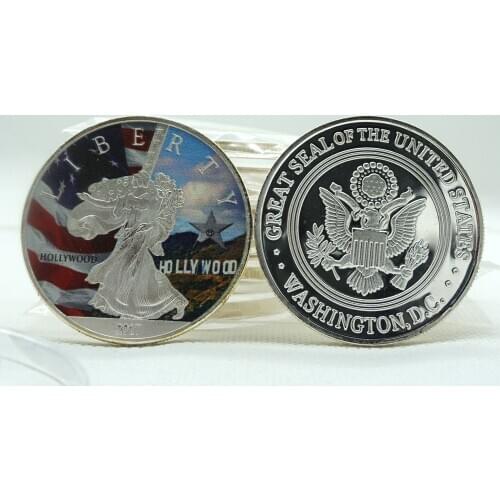 Washington,D.C. GREAL SEAL of the UNITED STAED coin Grand Great Canyon National Park Liberty American silver Coin Collection