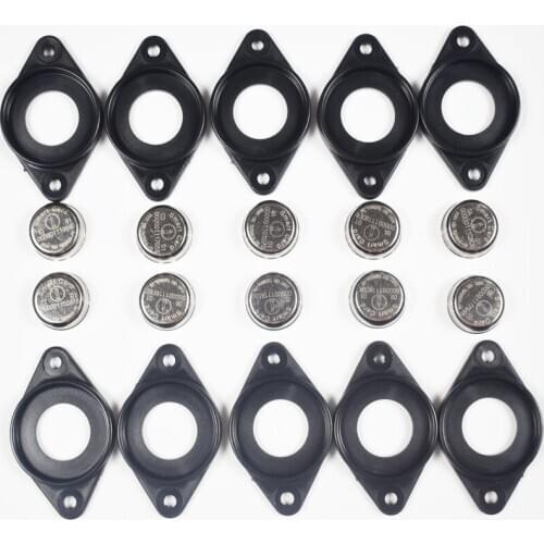 10pcs 64bit Stable TM Location ibutton Card Key ISO1990A-F5 with handle For patrol guard tour system compatible Dallas