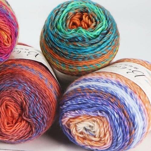 100g Yarn Cashmere Knitting Yarn Crochet Thread Yarn Wool Coats for Women Estambre Para Tejer
