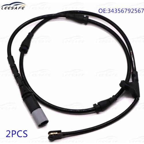 2PCS Front Brake Pad Sensor 34356792567 for BMW X5 E70 F15 F85 X6 E71 E72 F16 F86 Electrical Wear Indicator OEM NO 34356792567