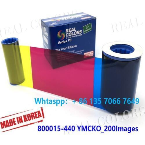 20Pieces Compatible Zebra Ribbon 800015-440IN YMCKO 200 Prints for Zebra i Series P310i P330i P420i P430i P520i China Version