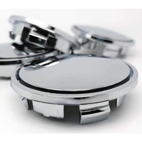 4pcs 65mm Wheel Center Caps Hub Fit for VW Car Styling Rim Hubs Cover Chrome 3B7 601 171 No Logo