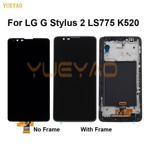 5.7" Display For LG Stylus 2 LCD Display Touch Screen Digitizer Assembly LG Stylus 2 Display K520 LS775 LCD Screen With Frame
