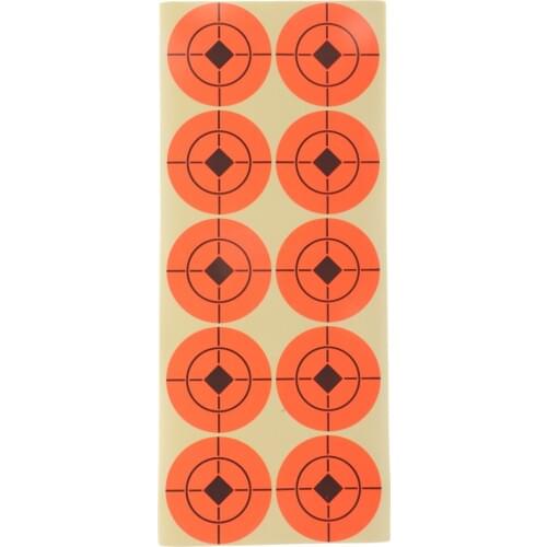 500pcs Targets Florescent Paper Target Hunting Bow Arrow Range