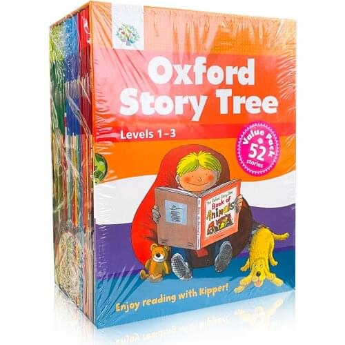 52 books levels 1-3 Oxford story tree reading learing Child Phonics English story Picture book Baby Children early Education