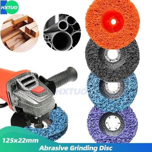 125mm Poly Strip Disc Abrasive Wheel Paint Rust Remover Clean Grinding Wheels for Motorcycles Durable Angle Grinder