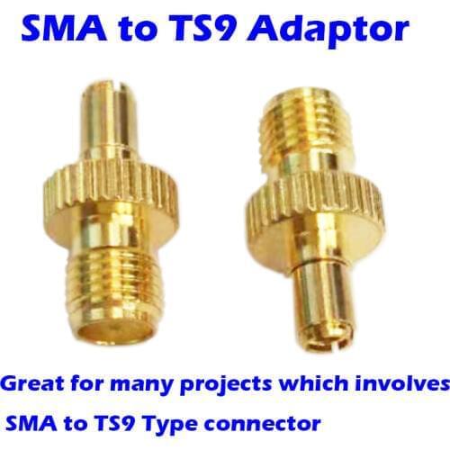 3G 4G Antenna adaptor SMA Female plug to TS9 plug RF Coax Connector Adapter for Antennas,Coaxial cable, Radio,router wifi Device