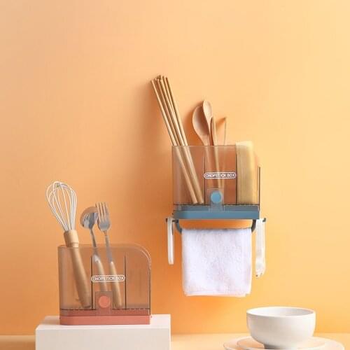 Kitchen Utensil Holder with Hooks Chopsticks Storage Stand Kitchen Holder