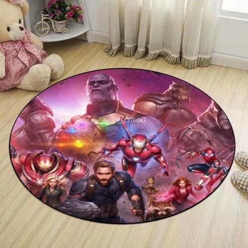 Disney Kids Anti Slip Playmat Mats Cartoon Spiderman Printed Pattern Carpet Rug for Bathroom Door Living Room Kitchen Decor Gift