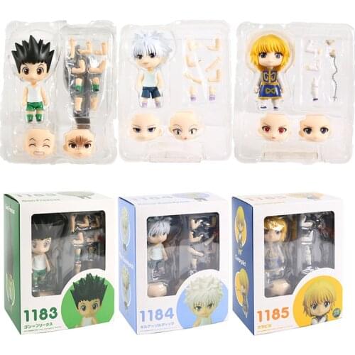 HUNTER x HUNTER Gon Freecss 1183 Killua Zoldyck 1184 Kurapika 1185 Action Figure Figurine Cute Toys Dolls Gift