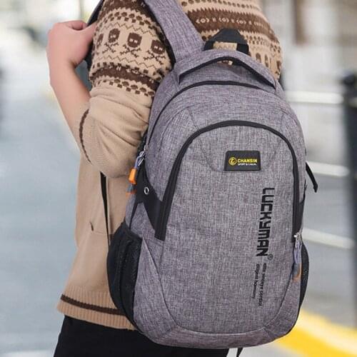 Mens Backpack Canvas Travel Bags Computer Laptop Backpacks High School Bags For Men Women Mochilas Escolar sac a dos homme