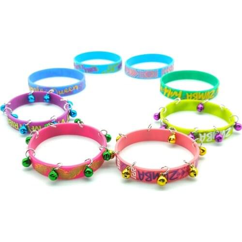 KTLPARTY 8pcs/set Fashion silicone bracelet zumba dance wrist strap party gifts children party favors