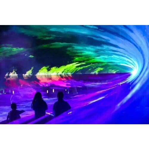 30W laser lamp Aurora Borealis full color animation laser lamp laser pattern lamp landmark scanning laser equip