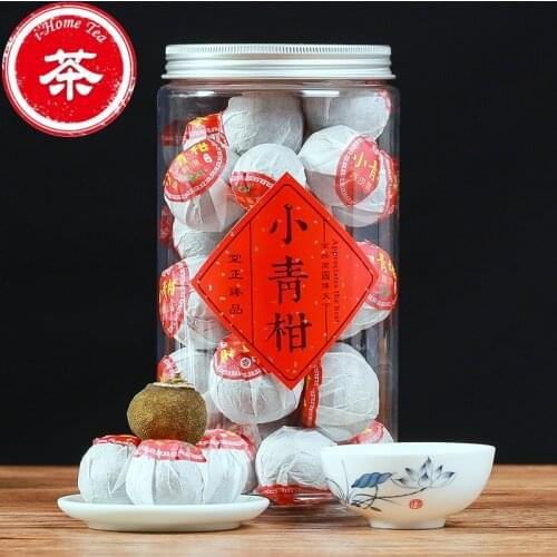 Small Green Orange Pu 'Er Tea Yunnan Palace Orange Pu Tea Orange Pu Tea Oolong Tea Ceremony Tea Canned Green Food