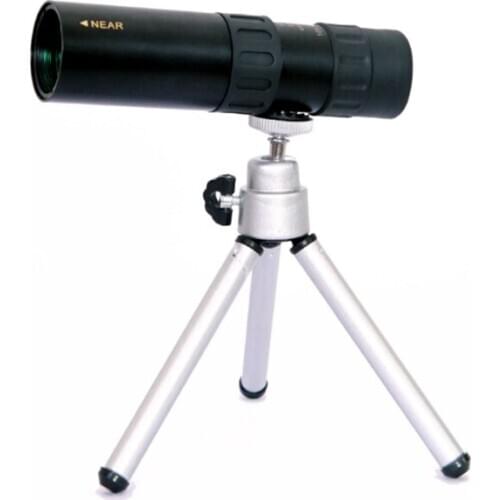 Metal Monocular Telescope 10-30x25 Zoom High Quality Monocular Binoculars Telescope Supports Smartphone with Light Night Vision