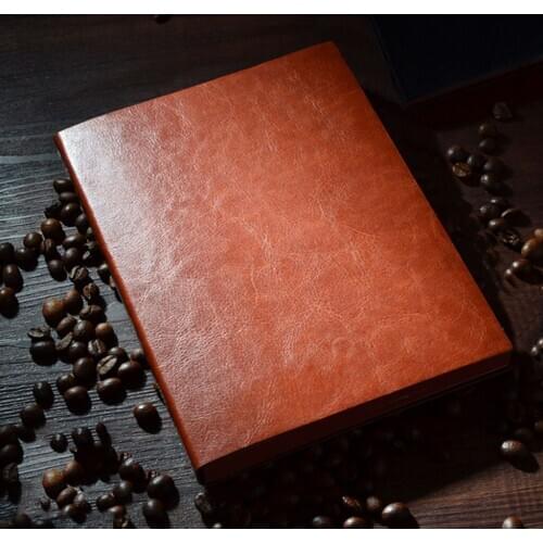 Office Business Notebook Classic Journal Book Brown/Black for Kid Gifts