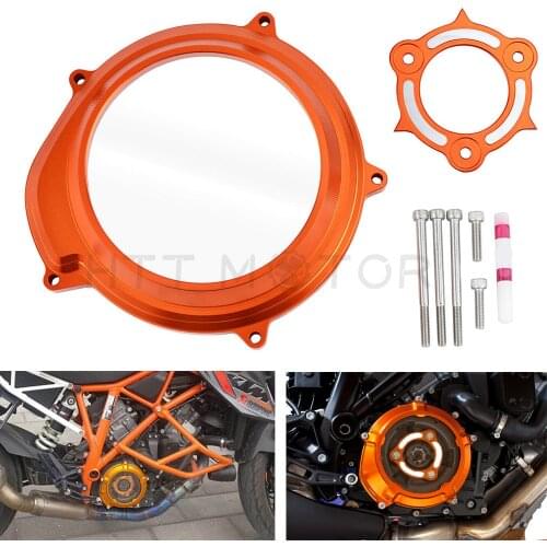 Orange And Black Transparent Clutch Cover Bolt For KTM 1290 Superduke 1050 Adventure&nbsp GT Superduke R LC8 Engine
