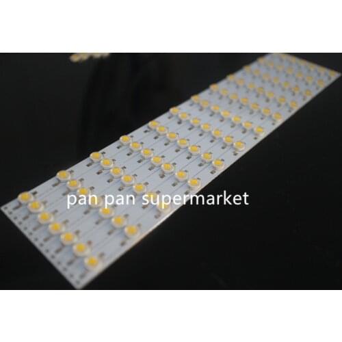 5pcs 3W white 60000k warm white 3500k High power led with 30CM x 1CM Aluminium PCB Circuit Board for 12x3w LED in Series