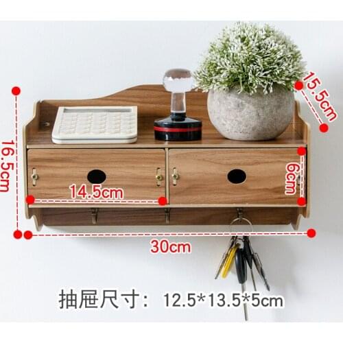 Hall Key Storage Box Hanging Rack Porch Garden Wall Storage Lattice Rack Decoration Wall Hanging Partition Wall Hanging