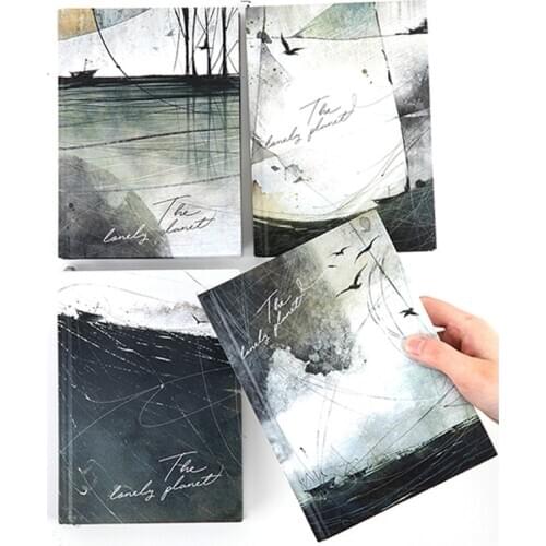 1PCS Deli YA36112-01 Hardcover Notebook account book Hand writing notebook 36k size 180x130mm 112 sheets hardcover books