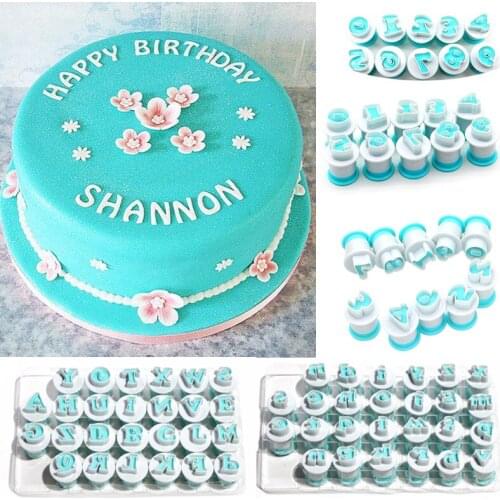 10/26PCS Alphabet Number Letter Cookie Biscuit Stamp Mold Cake Cutter Embosser Mould Tool Cake Letters Cutter Hot Sale