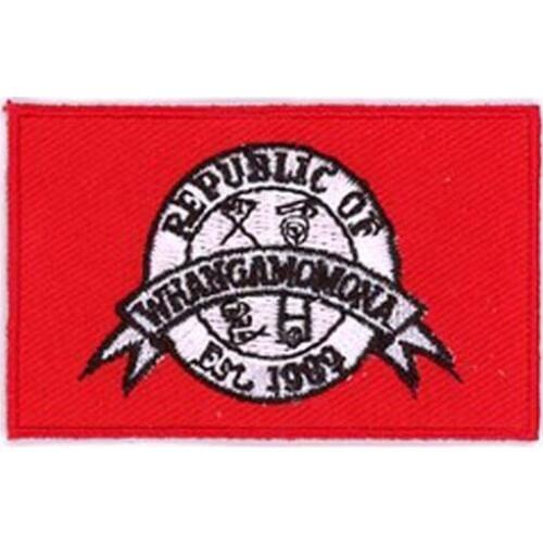 2.5",over 80%,066,Whangamomona,100pcs/bag,MOQ50pcs,embroidery patch,merrow & flat broder,iron on backing,free shipping by Post