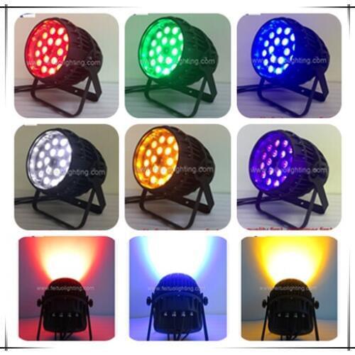2pcs/lot rgbwa uv led par zoom china 6in1 led par light 18x18w waterproof ip65 par 64 dmx zoom