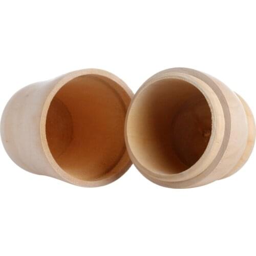 5x Unpainted DIY Blank Wooden Embryos Russian Nesting Dolls Matryoshka Toy Gift C5AF