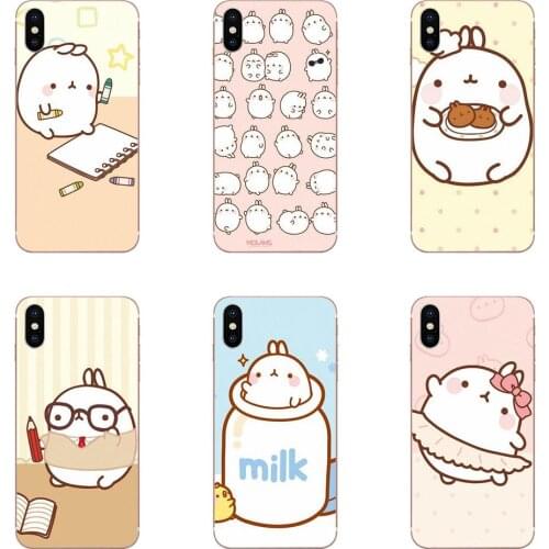 For Sony Xperia Z Z1 Z2 Z3 Z3+ Z4 Compact Z5 Plus M2 M4 XA XA1 XZ Premium Newest Phone Cases Molang